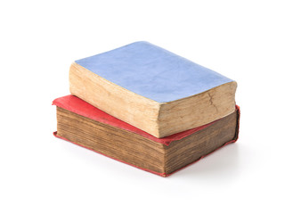 old book on white background