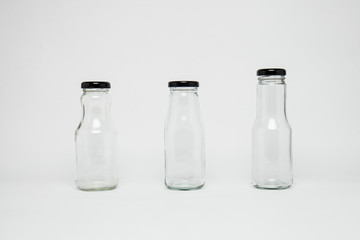 isolated milk bottle