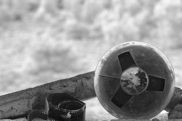 Black white film relic 