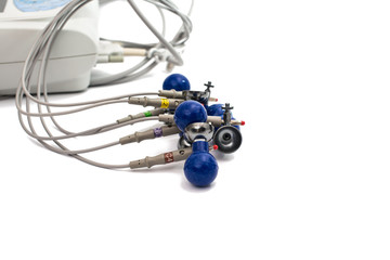 ECG machine isolated