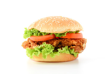 crispy chicken burger