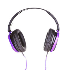 Headphones isolated on white