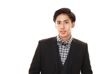 笑顔のウェイター