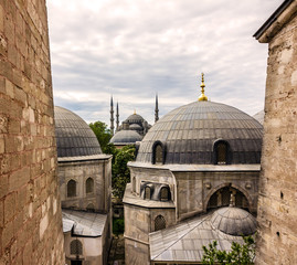 Fototapeta na wymiar Blue mosque Sultanahmet, Istanbul, Turkey.