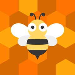vector bees,flat design
