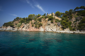 beautiful sea view on the Spanish coast