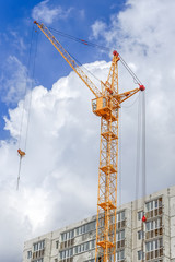 Building multi-storey houses and construction works