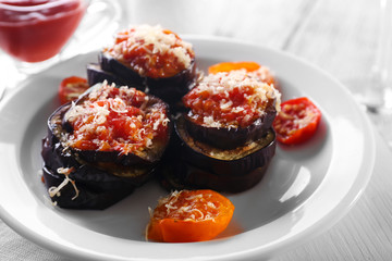 Baked vegetables for breakfast