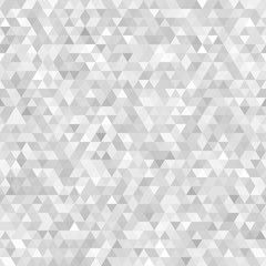 White seamless triangle mosaic background