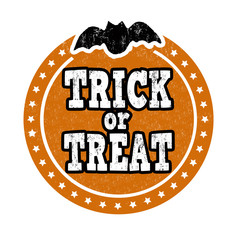 Trick or treat stamp