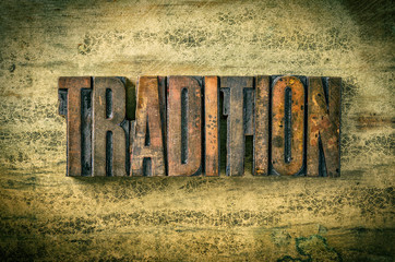 Alte Holzlettern - Tradition