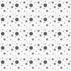 White and Gray Polka Dot  Abstract Design Tile Pattern Repeat Ba