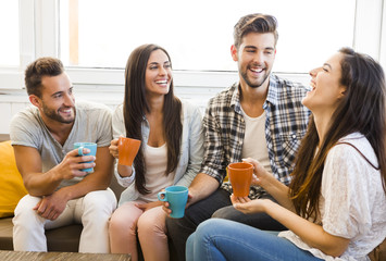 Meeting with friends