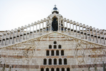 Nazareth, Portal der Verkündigungskirche.