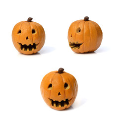 Collection of halloween pumpkin