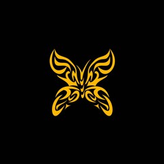 Gold butterfly