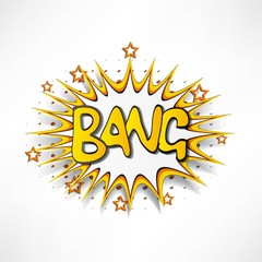 Comic book explosion