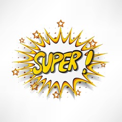 Comic book explosion