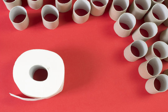 Klopapier-Rollen