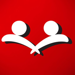 Business icon. Handshake