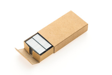 Staples box isolated