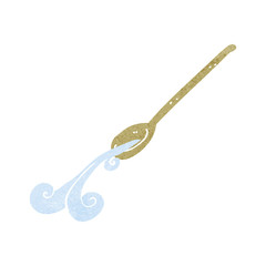 cartoon wooden spoon