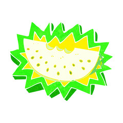 cartoon melon slice