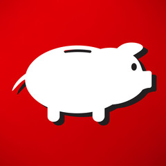 Piggy bank icon