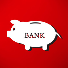 Piggy bank icon