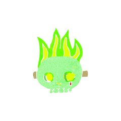 cartoon skull mask