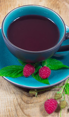 Tea raspberry - closeup.