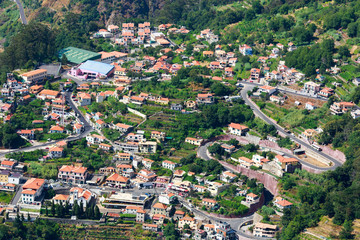 City in the mountains 