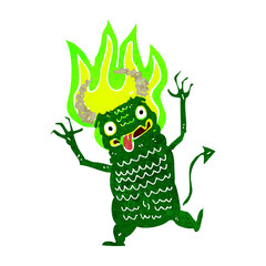 cartoon demon