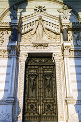 Basilique Notre-Dame de Fourviere in Lyon, France