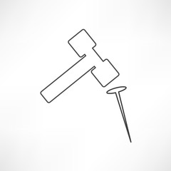 hammer and nail