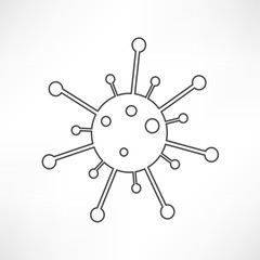Obraz premium Virus icon