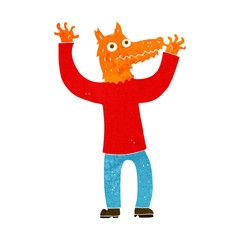 cartoon fox man