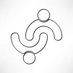 Business icon. Handshake