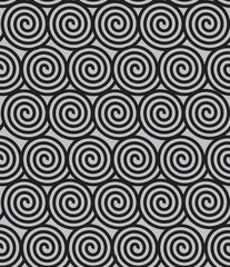 Seamless geometric background with spirals