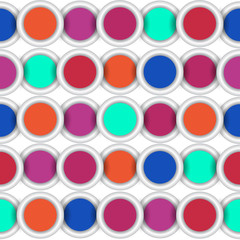 Seamless backgrounds with colored circles