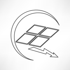 solar panel icon