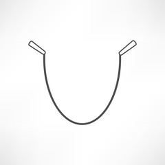 gym rope vector icon