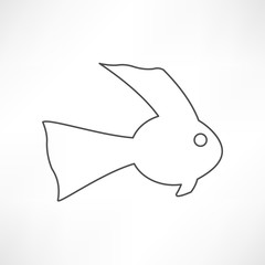 Obraz premium Fish icon
