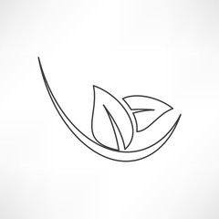 Obraz premium icon leaf