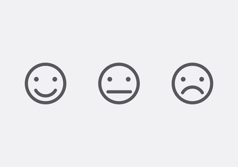 Different smiley faces icons