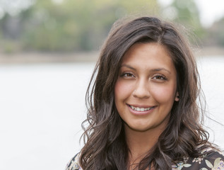 Beautiful Hispanic Woman Portrait