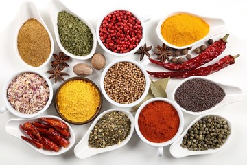 Colorful spices.