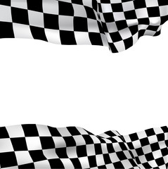 Background checkered flag
