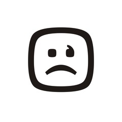 smiles icon.  Pleased. Square.Oval.