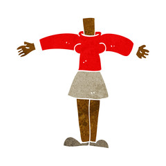 cartoon female body (add photos or mix and match cartoons)